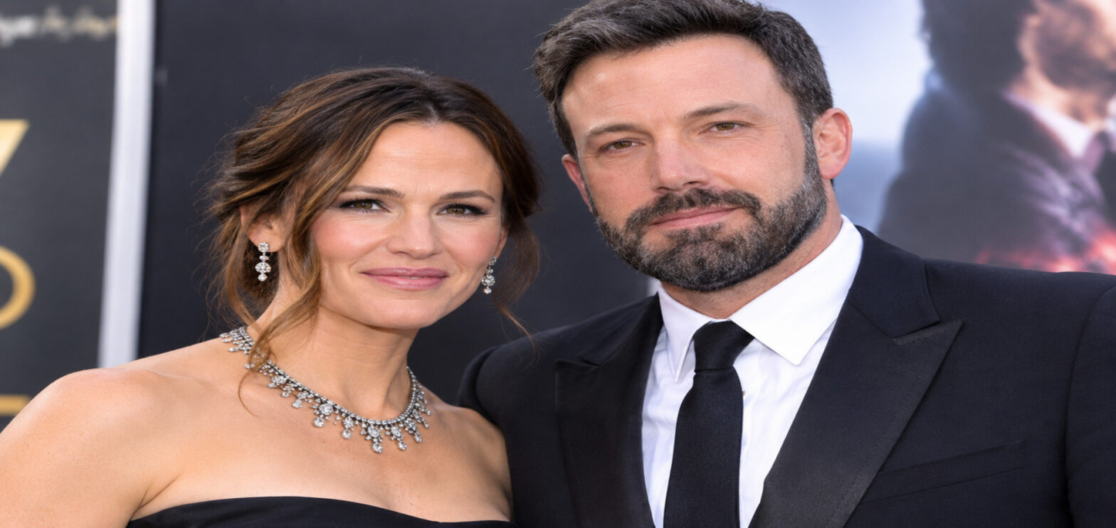 Jennifer Garner Ben Affleck co-parenting at a family event