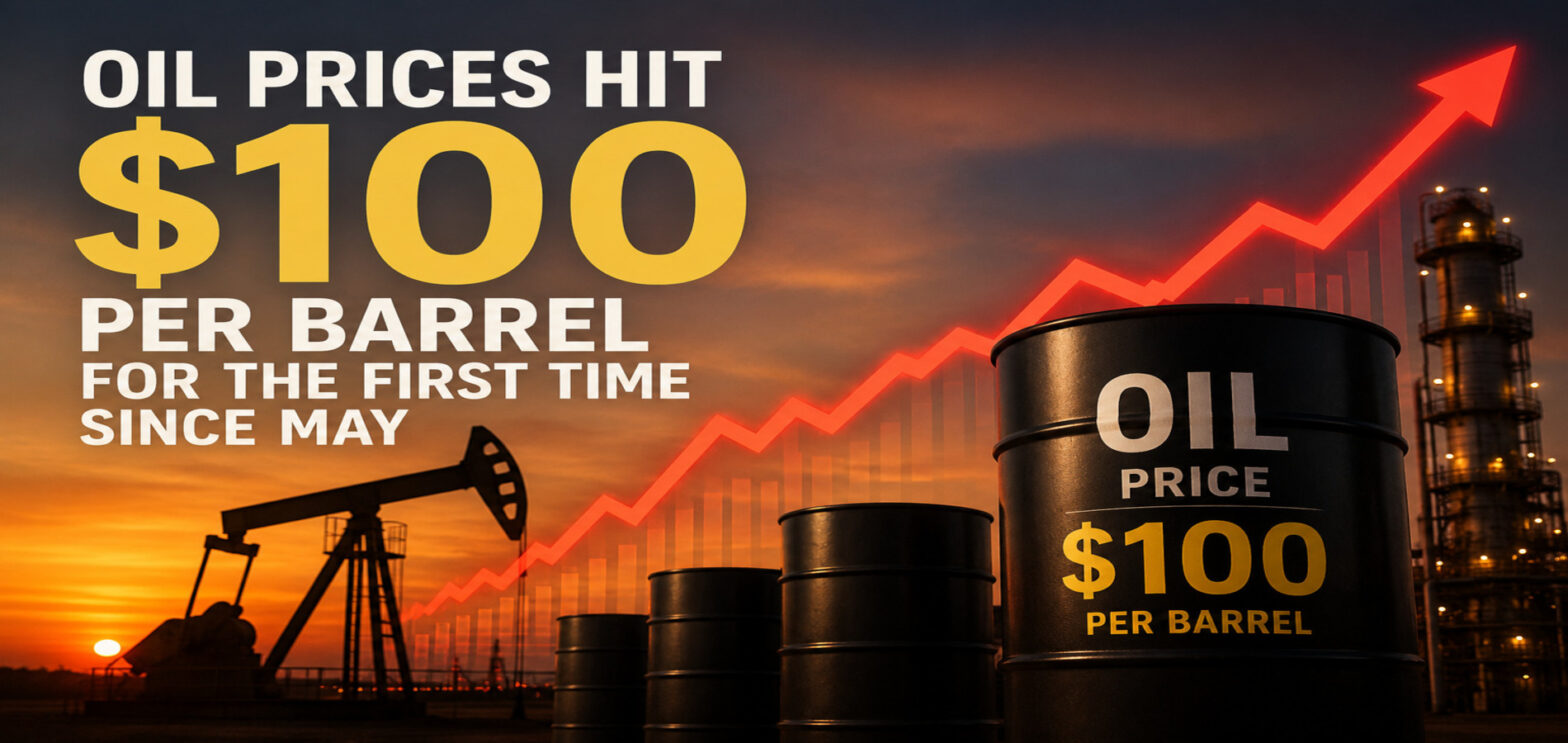 Oil prices hit $100