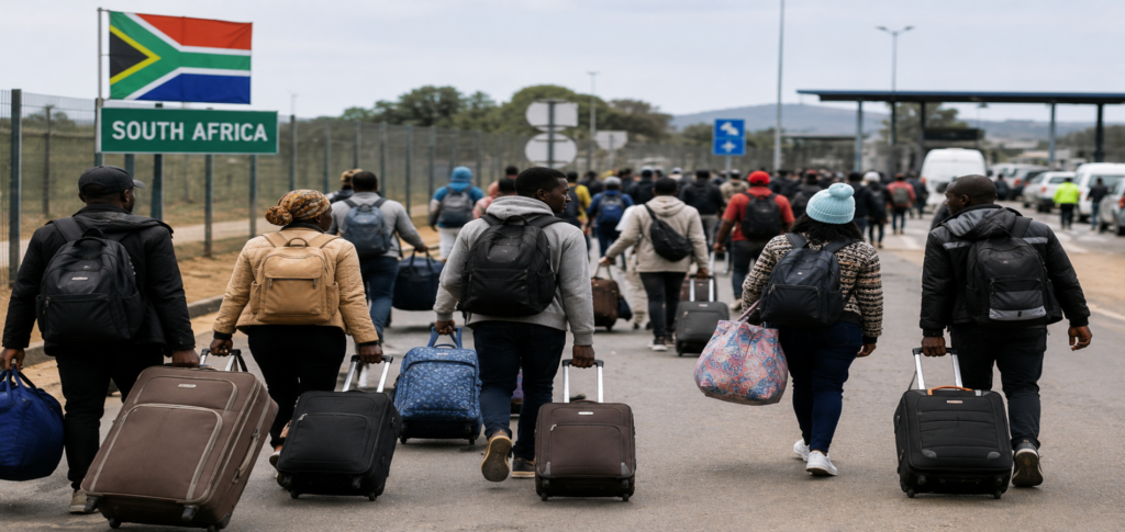 South Africa immigrant exodus as African migrants leave amid deportations and immigration crackdown