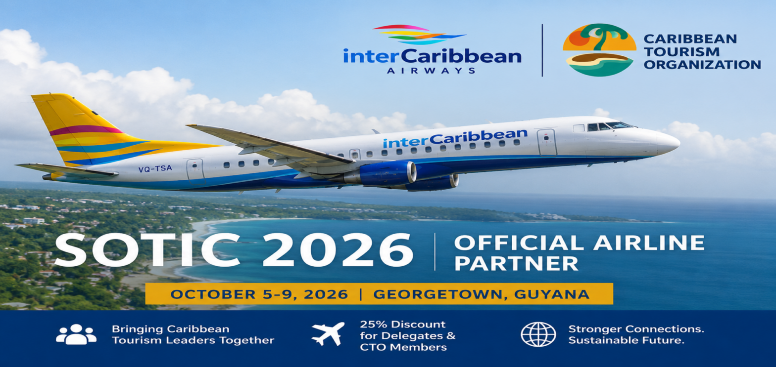 interCaribbean Airways named official airline partner for SOTIC 2026 in Guyana