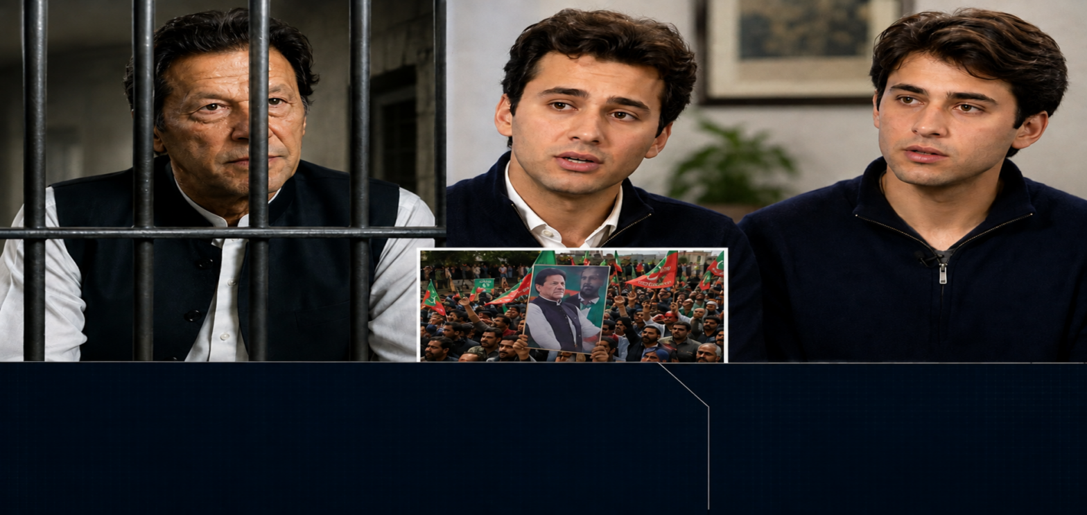 Imran Khan's sons Kasim and Sulaiman discuss their father's health during a CNN interview after three years of his imprisonment.
