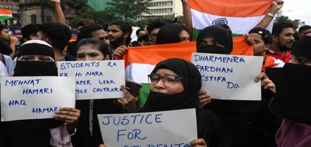India NEET exam paper leak