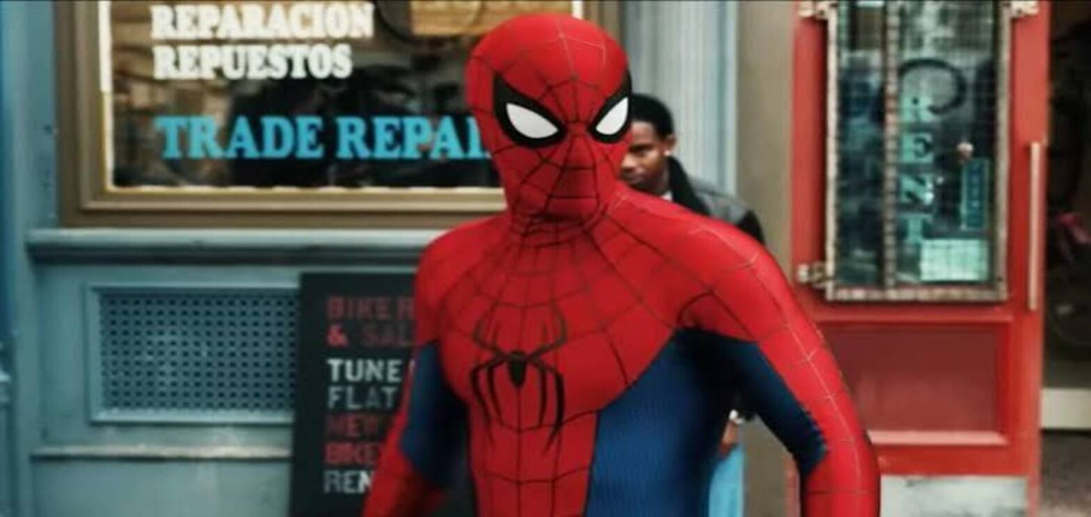 Spider-Man: Brand New Day promotional display during its record-breaking Middle East opening weekend