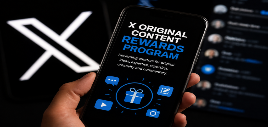 X Original Content Rewards Program for creators